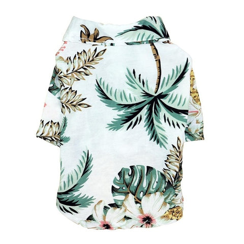 Dog Floral Fashion Beach Shirt