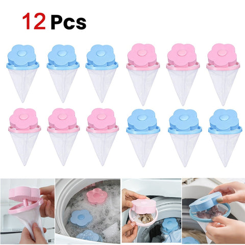 6/10Pcs Reusable Cat/Dog Fur Lint Hair Catcher Ball For Washing Machine