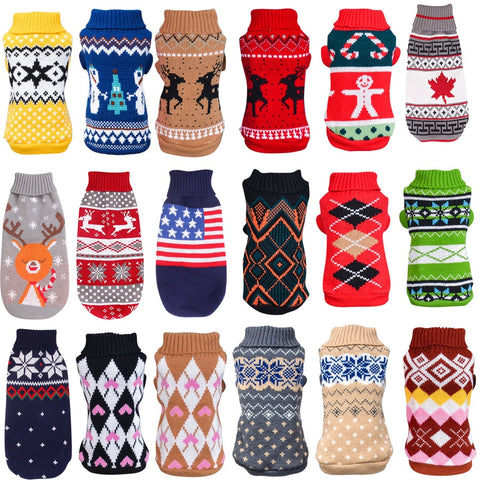 Fashion Cat/Dog Winter Knitted Sweaters S-XXL