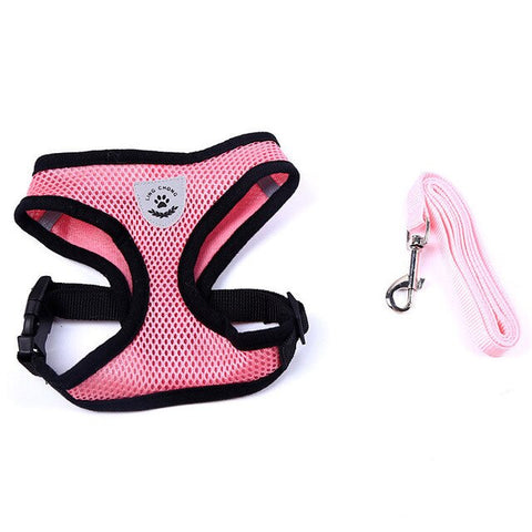 Snug Fashion Breathable Mesh Padded Harness Cat/Dog