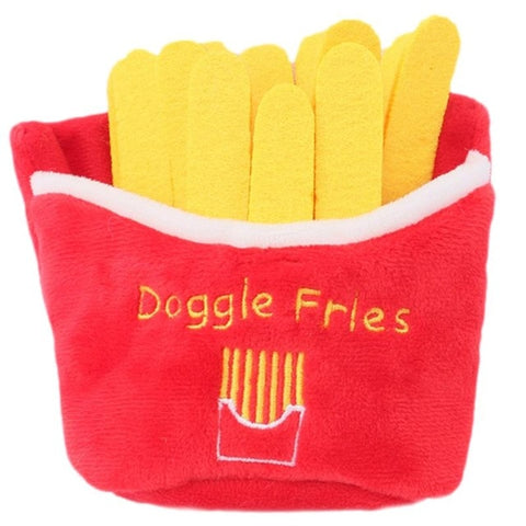 Plush Chew Dog Toy Creative Food Shape