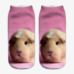 1 Pair Fashion Animal Socks 3D Printed Funny Socks