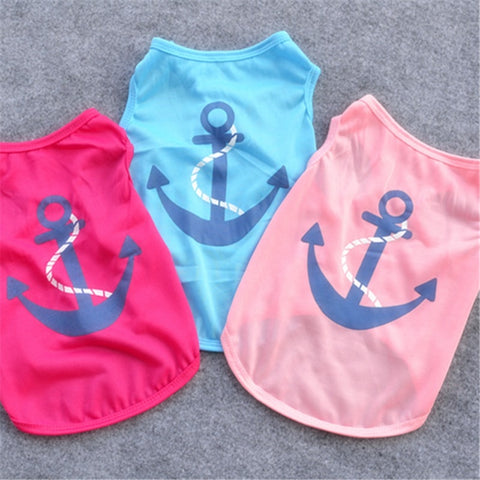 Designer Cat/Dog Anchor Shirt