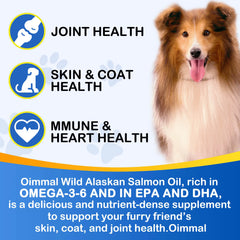 OMEGA-3 Health Supplement Suit for Dogs Cats Help Alleviate Seasonal Allergies Promotes Skin & Coat Health Boots Immune Function