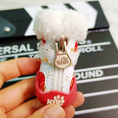 Snow Boots Shoes For Pets Dogs New 4pcs/lot Snow Anti-Skidding Small Animals Cat Puppy Boots Foot Wear  Accessories Supplies