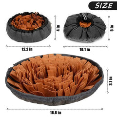 Pet Snuffle Mat for Dogs, Interactive Feed Game for Boredom, Encourages Natural Foraging Skills for Cats Dogs Bowl Travel Use