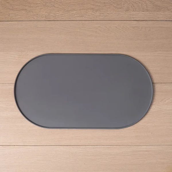 Multi-Functional Pet Feeding Mat Suitable for Cats and Dogs,Easy to Clean Durable Surface for Wet/Dry with Non-Slip Raised Edges