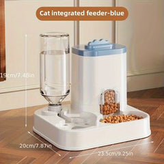 Large Capacity Pet Automatic Feeders and Water Dispensers, Suitable for Cats and Dogs