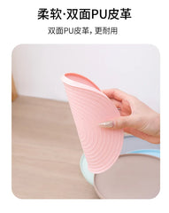 Pet meal mats are leak proof waterproof anti slip dirty and easy to cleanThey are rubber mats for cat and dog bowls and utensils