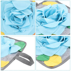 Pet Sniffing Mat for Dog Rabbit Hamster Slow Feeding Training Pad for Enhance Intellect and Create Enjoyment Fun Toys for Rabbit