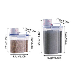 Premium Pet Food Storage Container with Airtight Seal - Durable,Large Capacity,Easy Clean & Stylish Design for Dogs Cats