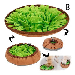 NewPet Snuffle Mat For Dogs, Interactive Feed Game For Boredom, Encourages Natural Foraging Skills For Cats Dogs Bowl Travel Use