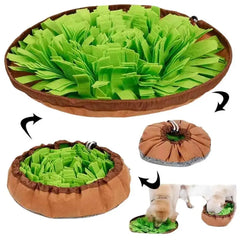 NewPet Snuffle Mat For Dogs, Interactive Feed Game For Boredom, Encourages Natural Foraging Skills For Cats Dogs Bowl Travel Use