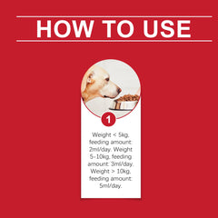 Nutritional Supplement Liquid Boost Pets' Immune System Suitable Dogs Cats Palatable Balanced Formula Gentle Absorbed Daily Care