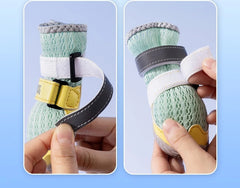 Premium Shoes for Dogs Breathable Wear-resistant and Anti-slip Dog Shoes Adjustable and Soft Dog Accessories Pet Products