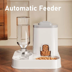 Large Capacity Pet Automatic Feeders and Water Dispensers, Suitable for Cats and Dogs