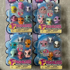 PetShop Pets In The House Genuine Cartoon Cute Q Version Cat and Dog Animal Hand-made Ornaments SuperSQUISHY Model Toy