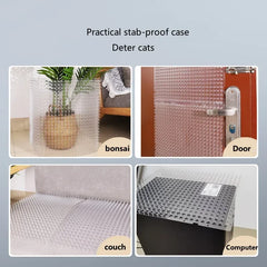 Pet with Prickle Training Mat Spikes Anti Digging Climbing Deterrent Pad for Cats Dogs Adjustable Indoor Outdoor Duty Protector