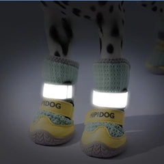Premium Shoes for Dogs Breathable Wear-resistant and Anti-slip Dog Shoes Adjustable and Soft Dog Accessories Pet Products