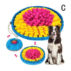 NewPet Snuffle Mat For Dogs, Interactive Feed Game For Boredom, Encourages Natural Foraging Skills For Cats Dogs Bowl Travel Use