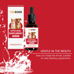 Nutritional Supplement Liquid Boost Pets' Immune System Suitable Dogs Cats Palatable Balanced Formula Gentle Absorbed Daily Care