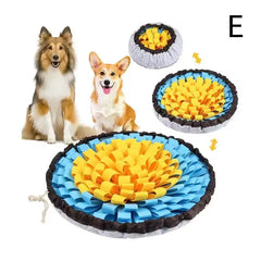 NewPet Snuffle Mat For Dogs, Interactive Feed Game For Boredom, Encourages Natural Foraging Skills For Cats Dogs Bowl Travel Use