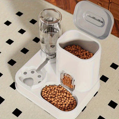Large Capacity Pet Automatic Feeders and Water Dispensers, Suitable for Cats and Dogs