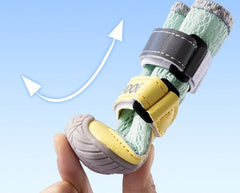 Premium Shoes for Dogs Breathable Wear-resistant and Anti-slip Dog Shoes Adjustable and Soft Dog Accessories Pet Products