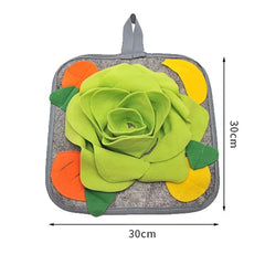 Pet Sniffing Mat for Dog Rabbit Hamster Slow Feeding Training Pad for Enhance Intellect and Create Enjoyment Fun Toys for Rabbit