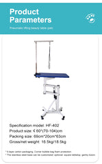 High Quality Pet Grooming Table With Pneumatic Lift Customizable In Bulk For Small Medium-Sized Pets Includes Brushes Trimmer
