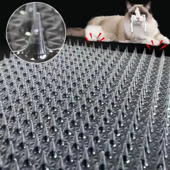 Pet with Prickle Training Mat Spikes Anti Digging Climbing Deterrent Pad for Cats Dogs Adjustable Indoor Outdoor Duty Protector