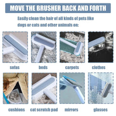Pet hair remover is suitable for furniture, durable and reusable, washable plush cleaner for dogs and cats, family and outdoor u