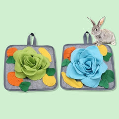 Pet Sniffing Mat for Dog Rabbit Hamster Slow Feeding Training Pad for Enhance Intellect and Create Enjoyment Fun Toys for Rabbit