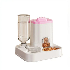 Large Capacity Pet Automatic Feeders and Water Dispensers, Suitable for Cats and Dogs