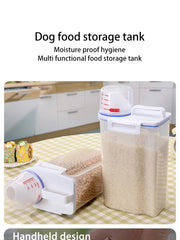 Premium Pet Food Storage Container with Airtight Seal - Durable,Large Capacity,Easy Clean & Stylish Design for Dogs Cats