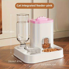 Large Capacity Pet Automatic Feeders and Water Dispensers, Suitable for Cats and Dogs