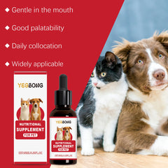 Nutritional Supplement Liquid Boost Pets' Immune System Suitable Dogs Cats Palatable Balanced Formula Gentle Absorbed Daily Care