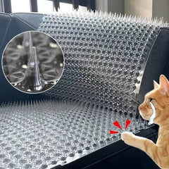 Pet with Prickle Training Mat Spikes Anti Digging Climbing Deterrent Pad for Cats Dogs Adjustable Indoor Outdoor Duty Protector