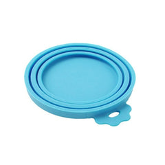 Cat/Dog Portable Silicone Canned Lid Cover Fresh-keeping Lids