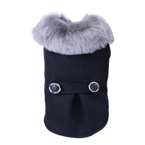 Luxury Fashion Denim Dog/Cat Winter Jacket