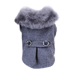 Luxury Fashion Denim Dog/Cat Winter Jacket
