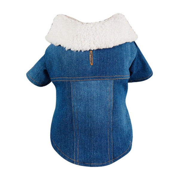 Luxury Fashion Denim Dog/Cat Winter Jacket