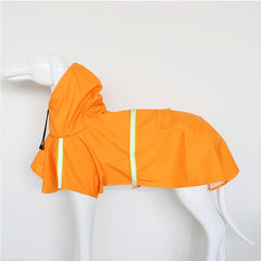 S-5XL Dog Reflective Rain Coat Waterproof Jacket