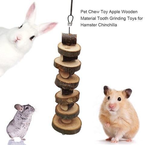 Pet Chew Toy Apple Wooden Material Rabbit /Hamster /Chinchilla