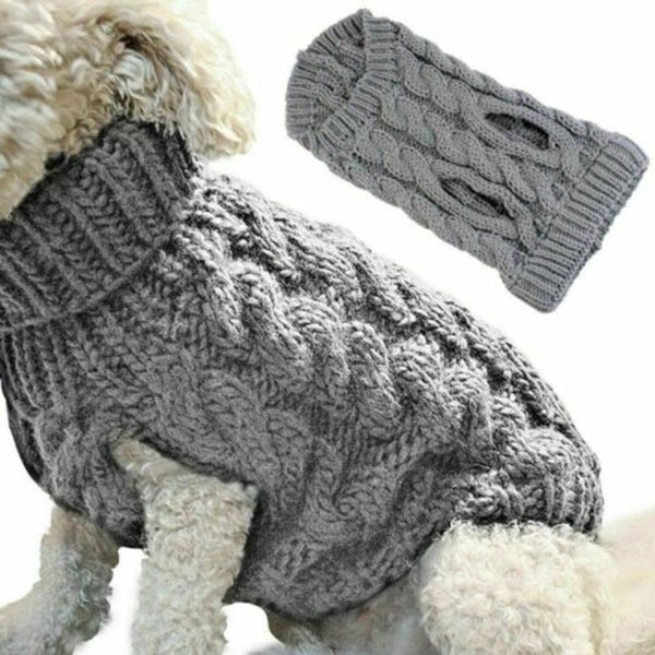 Fashion Cat/Dog Warm Knitted Turtleneck  Sweater