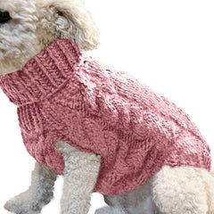 Fashion Cat/Dog Warm Knitted Turtleneck  Sweater