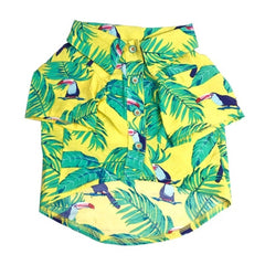 Dog Floral Fashion Beach Shirt