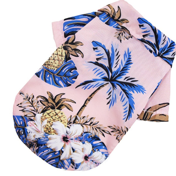 Fashion Tropic Shirts Floral Cat/Dog  Hawaiian Print Small Large