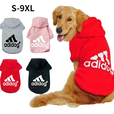 Designer Dog Hoodie Adidog Fleece Hooded S-XL9